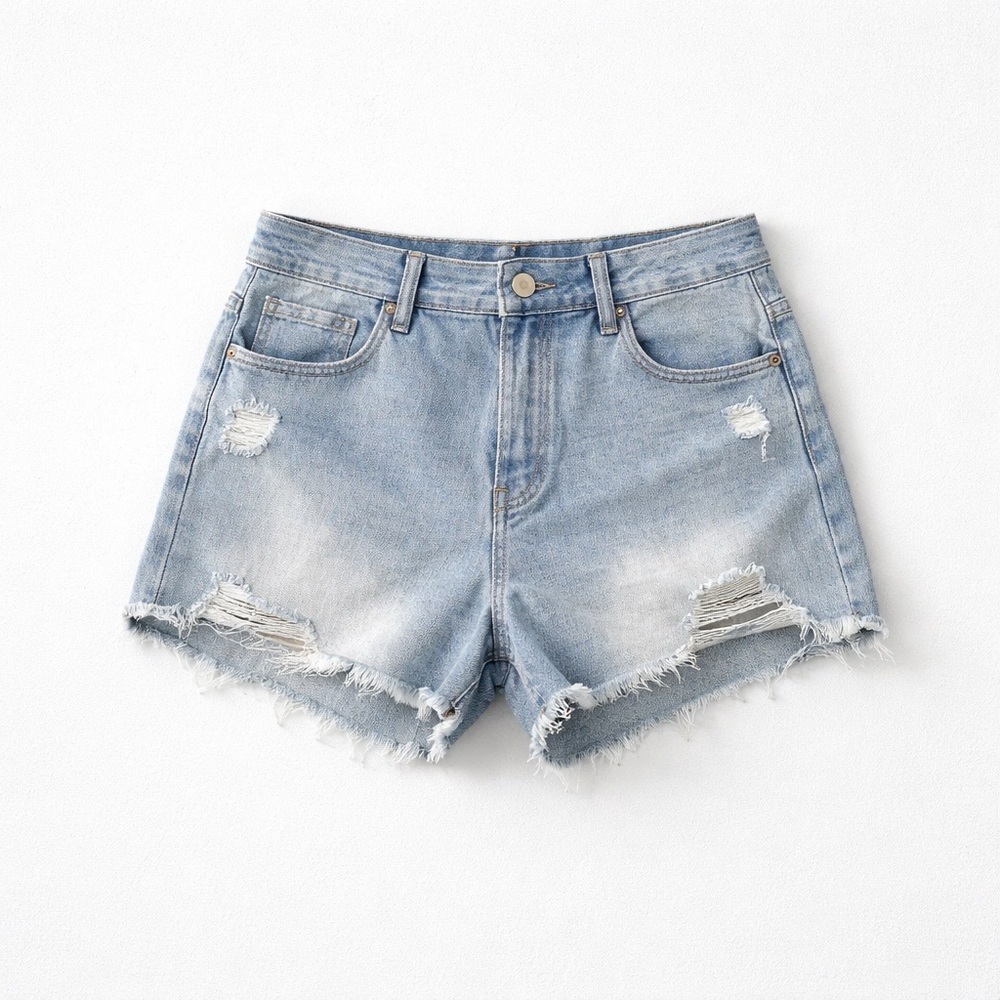 Classic Blue Denim Women Shorts